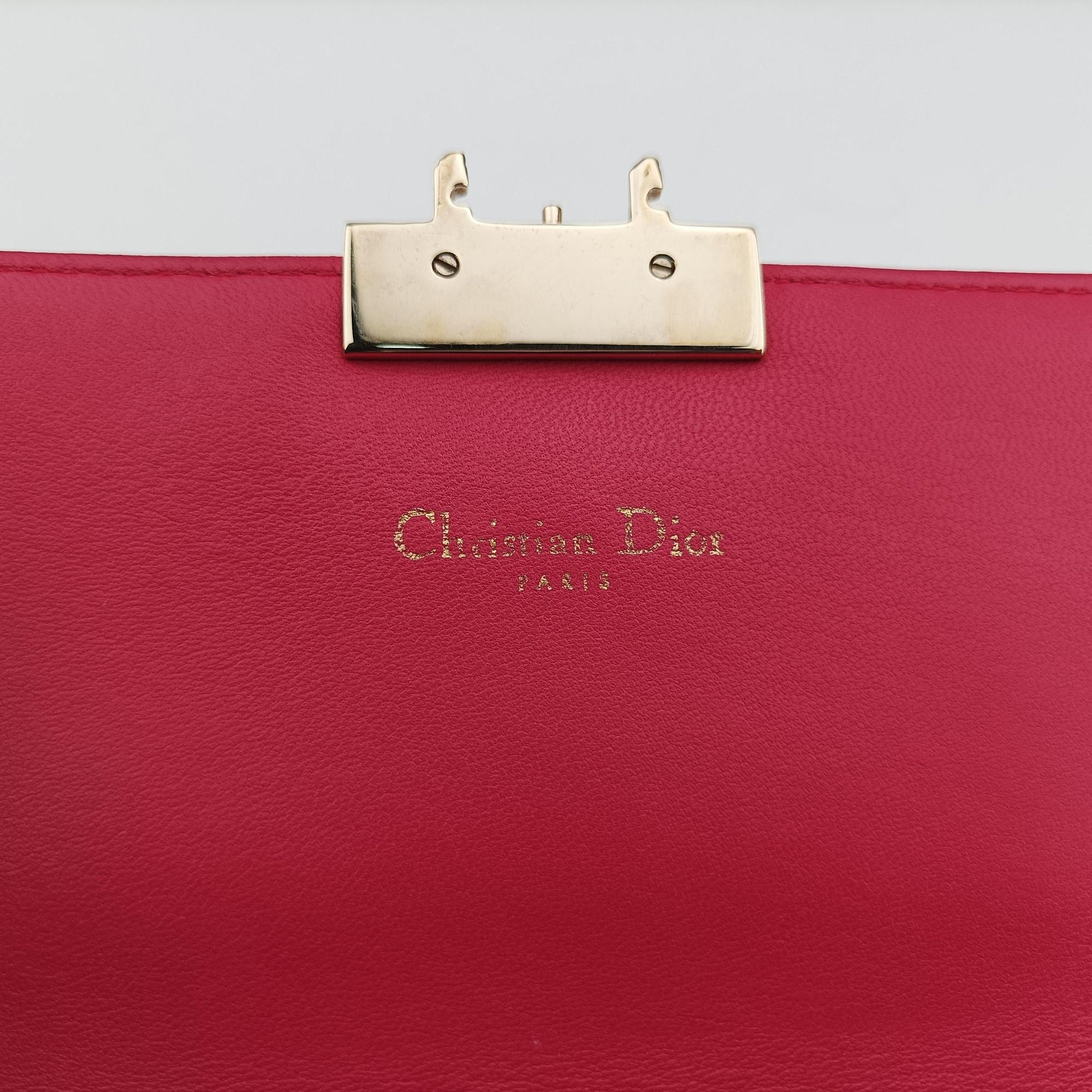 Cannage New Lock Rose lambskin 12-MA-1104カナージュ ニューロック ローズ レッド ラムスキン 12-MA-1104