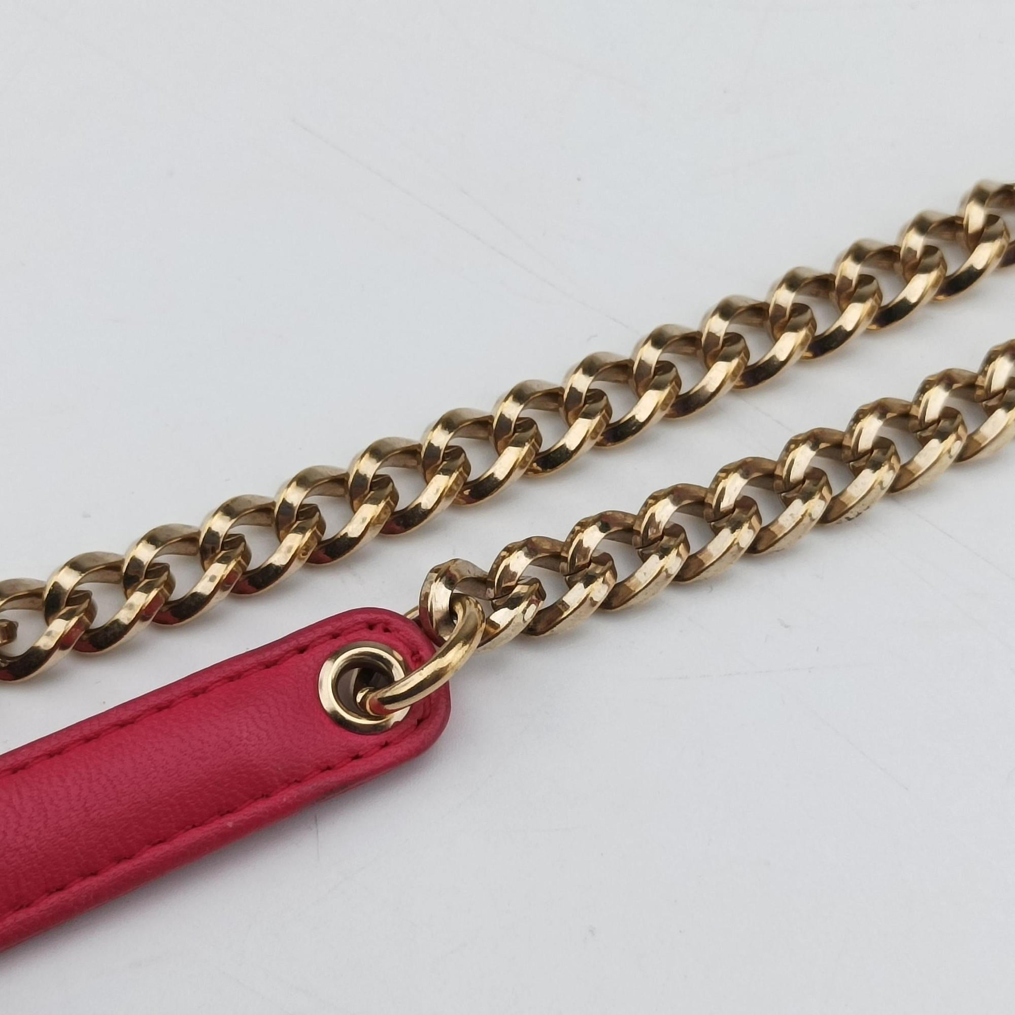 Cannage New Lock Rose lambskin 12-MA-1104カナージュ ニューロック ローズ レッド ラムスキン 12-MA-1104