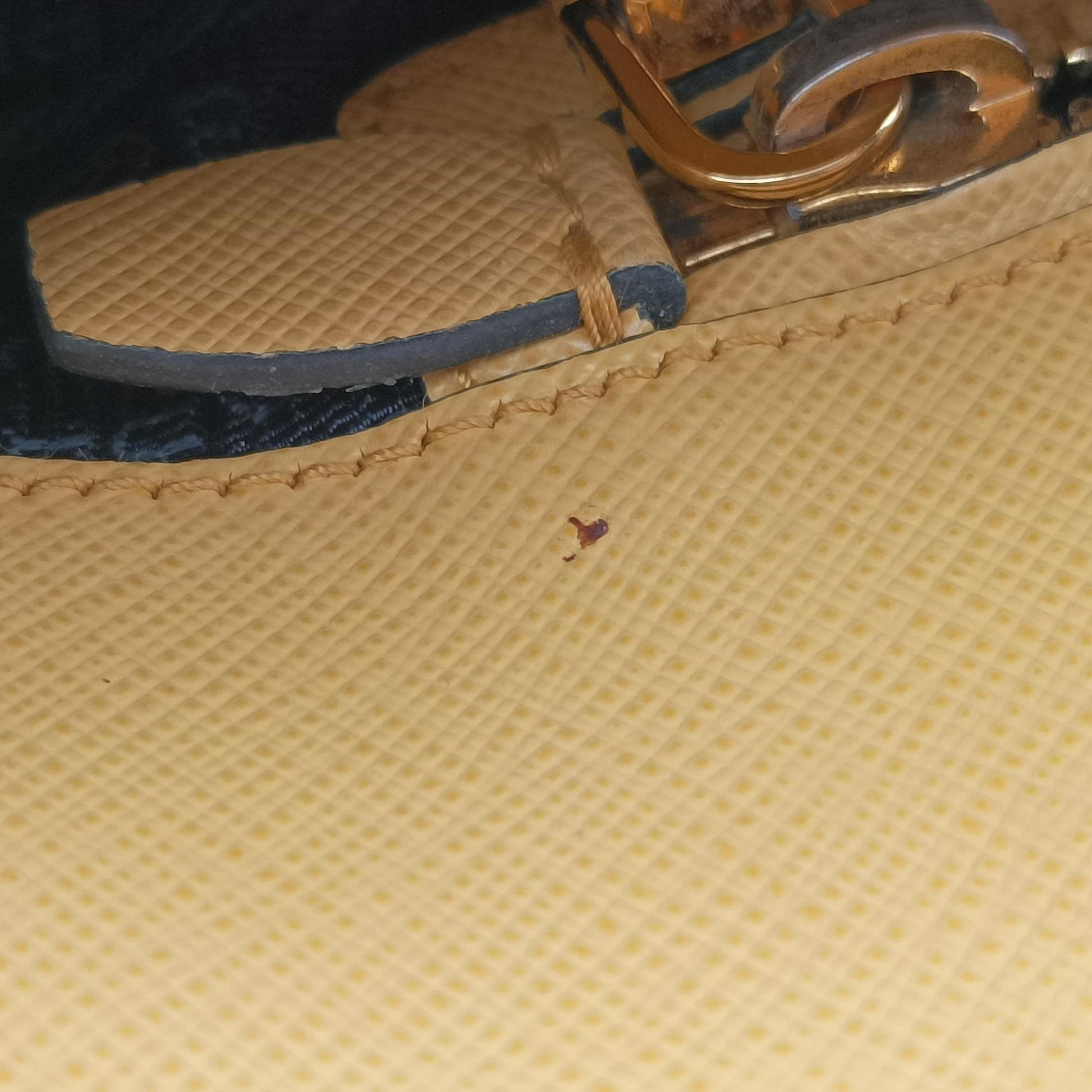 Promenade Navy x yellow SAFFIANO Leather BL836T 7 Bプロムナード ネービーxイェロー サフィアーノレザー BL836T 7 B