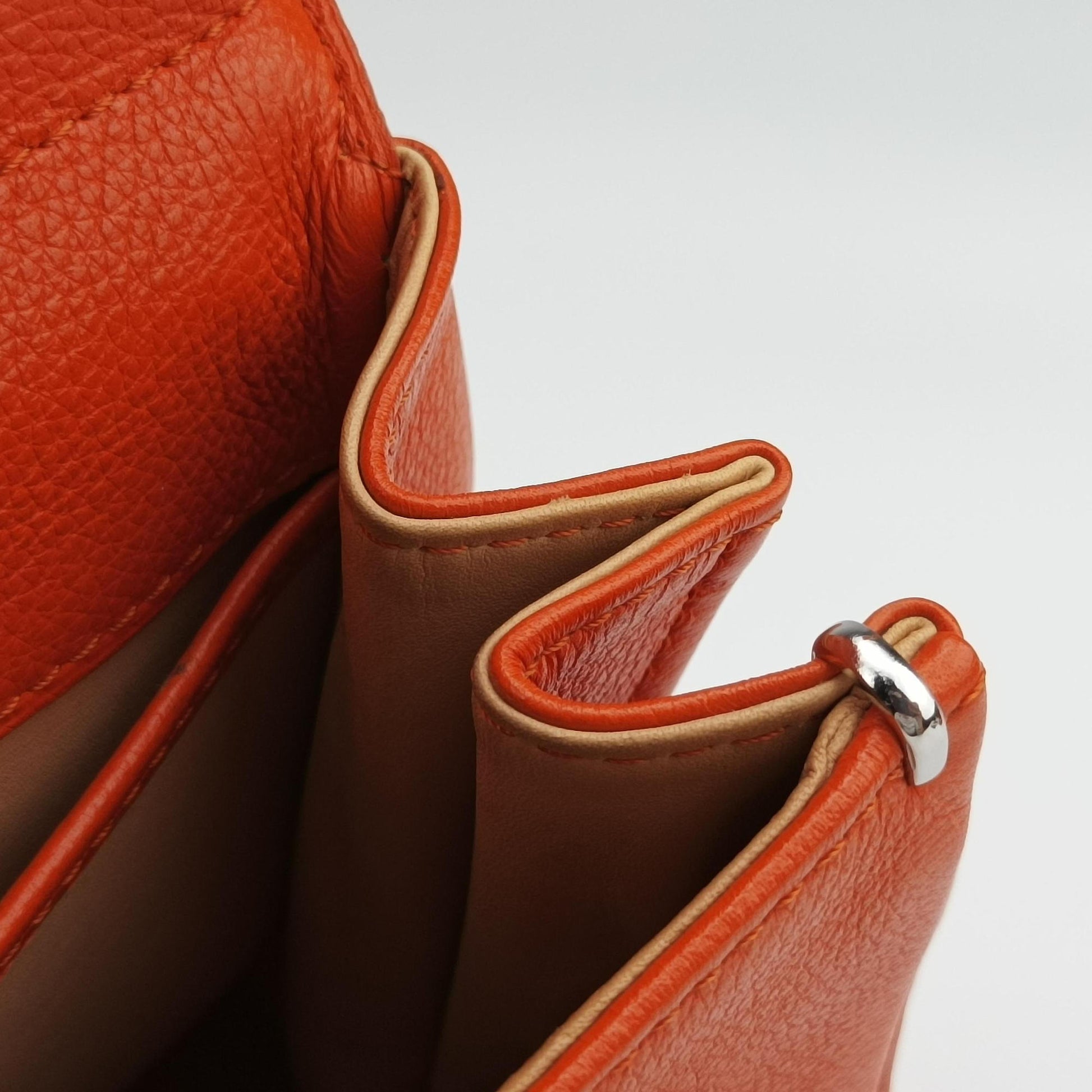 Brillant Mini Orange Leather ブリヨン ミニ オレンジ レザー 