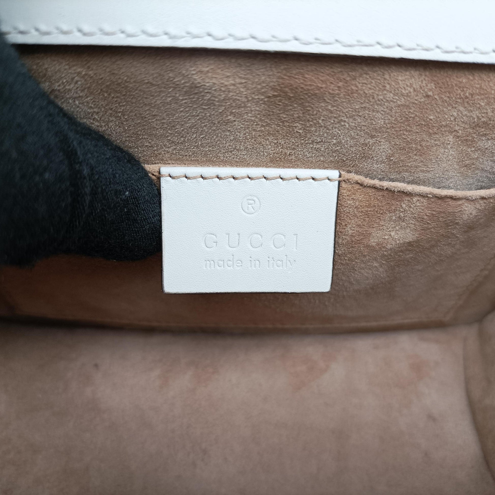 Sylvie Ivory×navy×red Leather 431666 G021868694シルヴィ アイボリー×ネイビー×レッド レザー 431666 G021868694