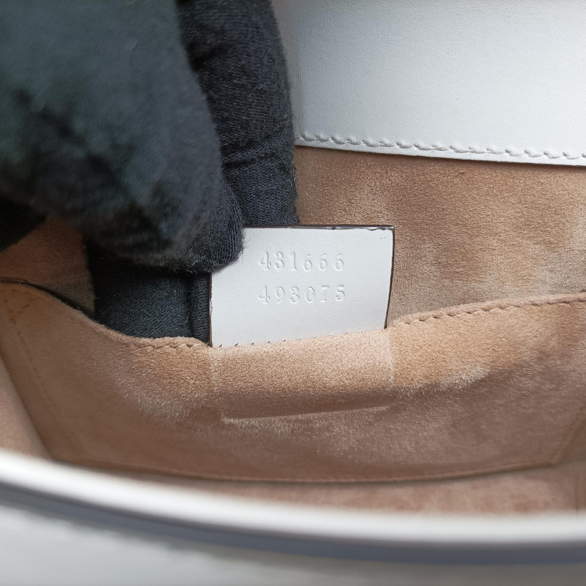 Sylvie Ivory×navy×red Leather 431666 G021868694シルヴィ アイボリー×ネイビー×レッド レザー 431666 G021868694
