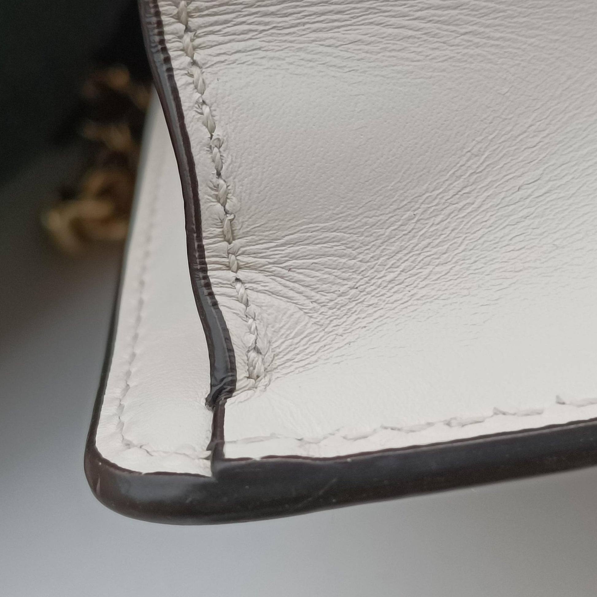 Sylvie Ivory×navy×red Leather 431666 G021868694シルヴィ アイボリー×ネイビー×レッド レザー 431666 G021868694