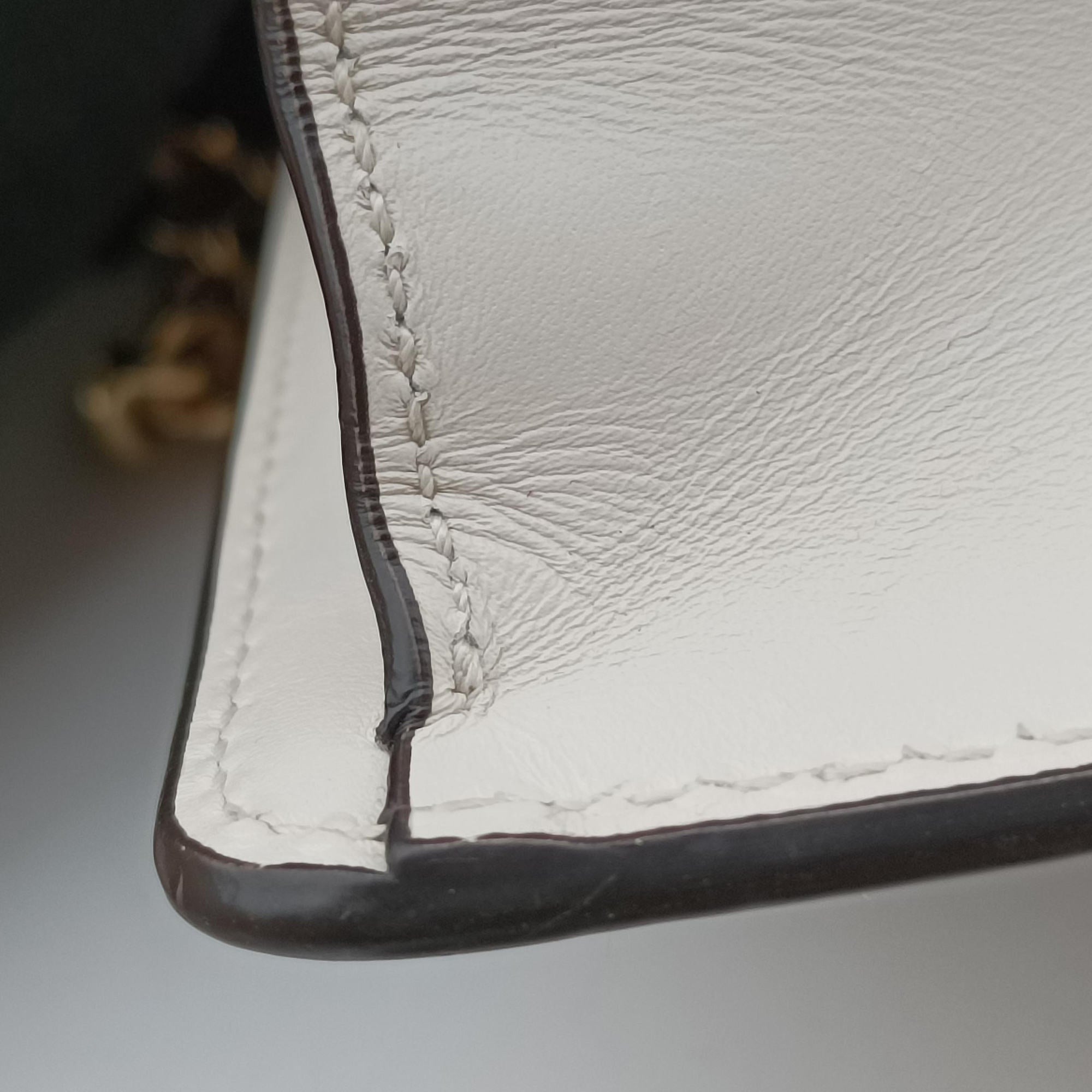 Sylvie Ivory×navy×red Leather 431666 G021868694シルヴィ アイボリー×ネイビー×レッド レザー 431666 G021868694