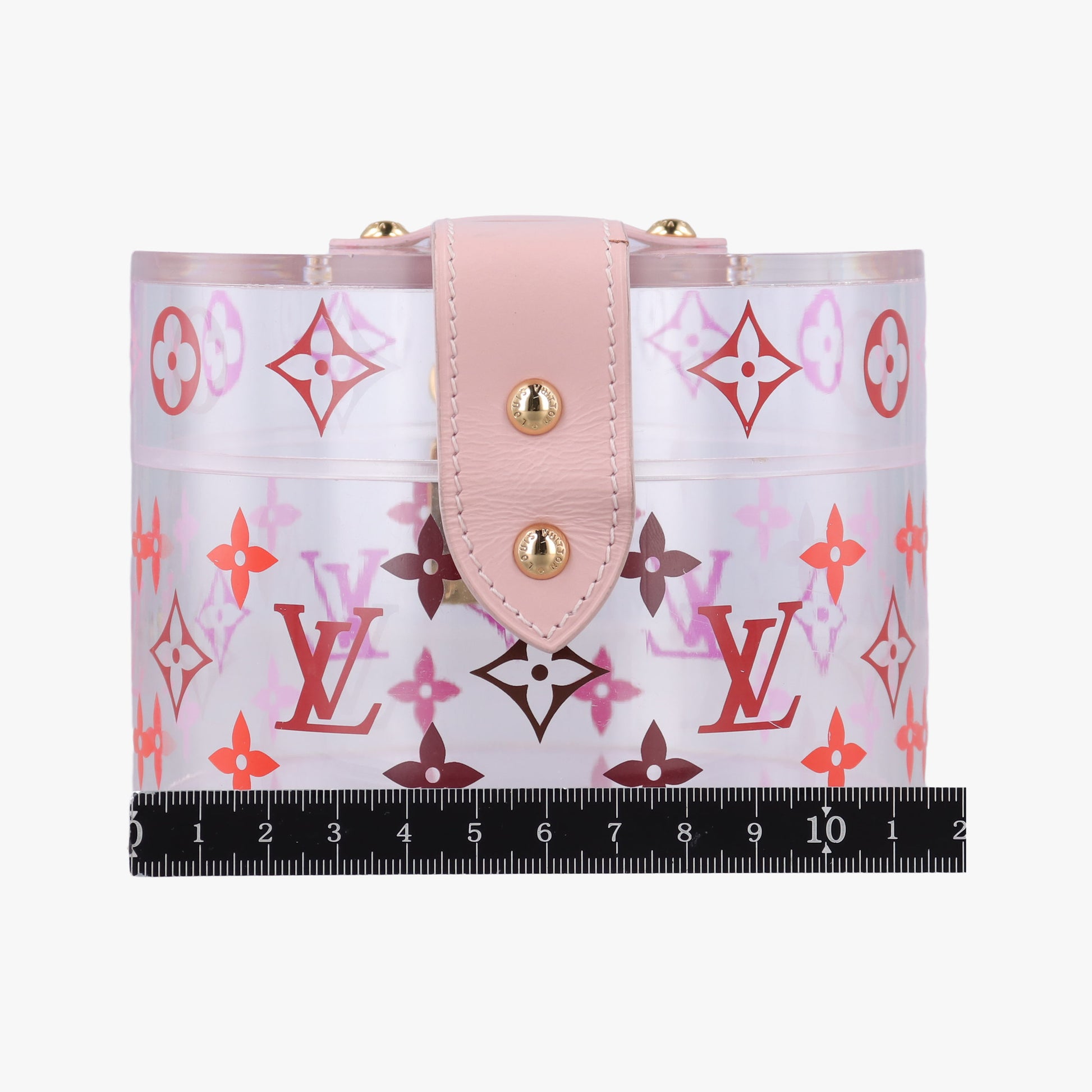 Boite Scott Trunk Jewelry Makeup Box Pink×multicolor Plexiglass GI0362 GI0362 DI0159ボワット スコット トランク ジュエリー メイクボックス ピンク×マルチカラー プレキシガラス GI0362 GI0362 DI0159
