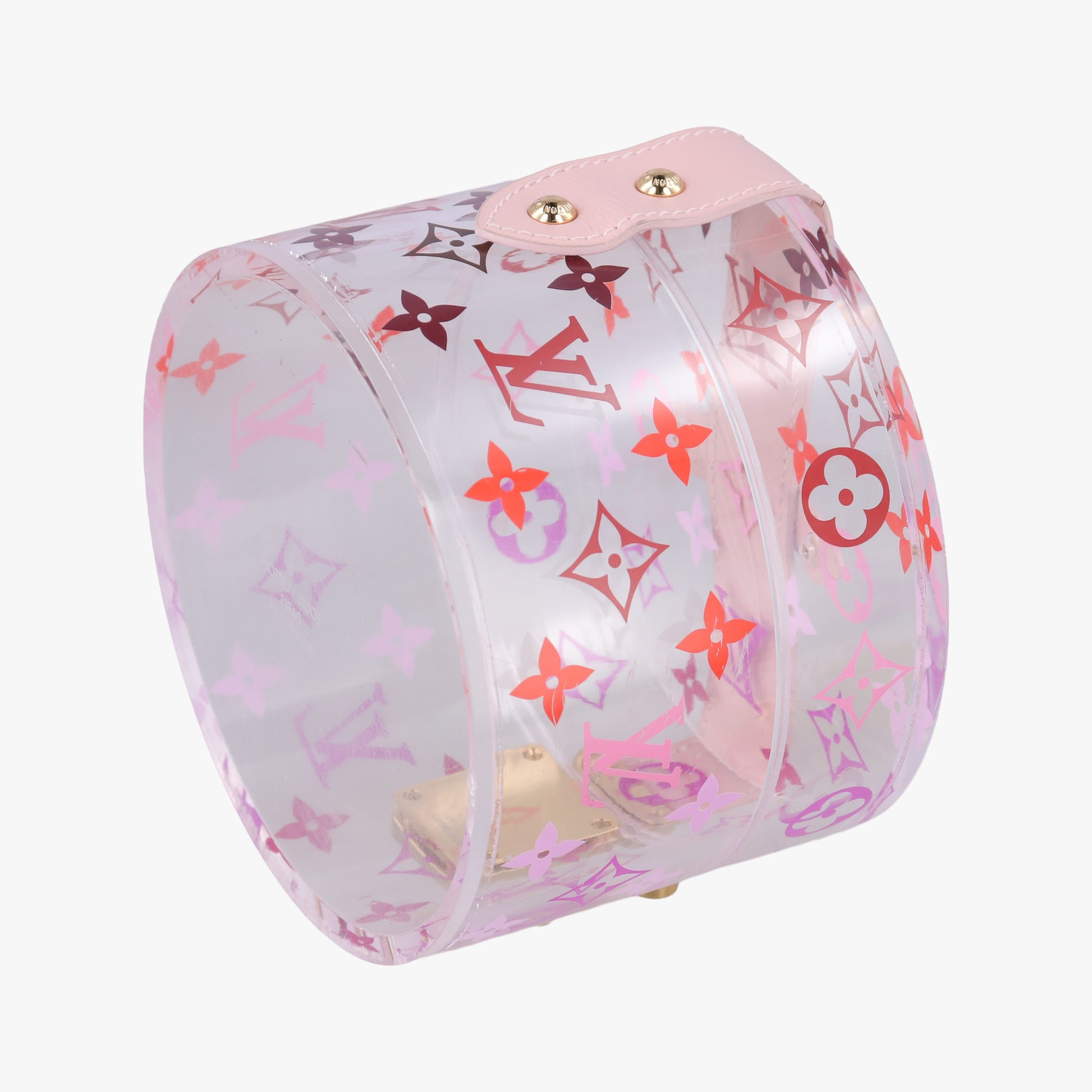 Boite Scott Trunk Jewelry Makeup Box Pink×multicolor Plexiglass GI0362 GI0362 DI0159ボワット スコット トランク ジュエリー メイクボックス ピンク×マルチカラー プレキシガラス GI0362 GI0362 DI0159