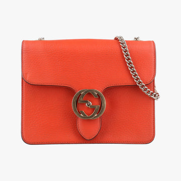Interlocking G Orange Leather 510304 F027085672インターロッキングG オレンジ レザー 510304 F027085672