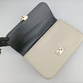 Rockstud Glam Lock White × Blue Leather BL-I398VHE0ロックスタッズグラムロックスモール ホワイト × ブルー レザー BL-I398VHE0