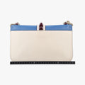 Rockstud Glam Lock White × Blue Leather BL-I398VHE0ロックスタッズグラムロックスモール ホワイト × ブルー レザー BL-I398VHE0