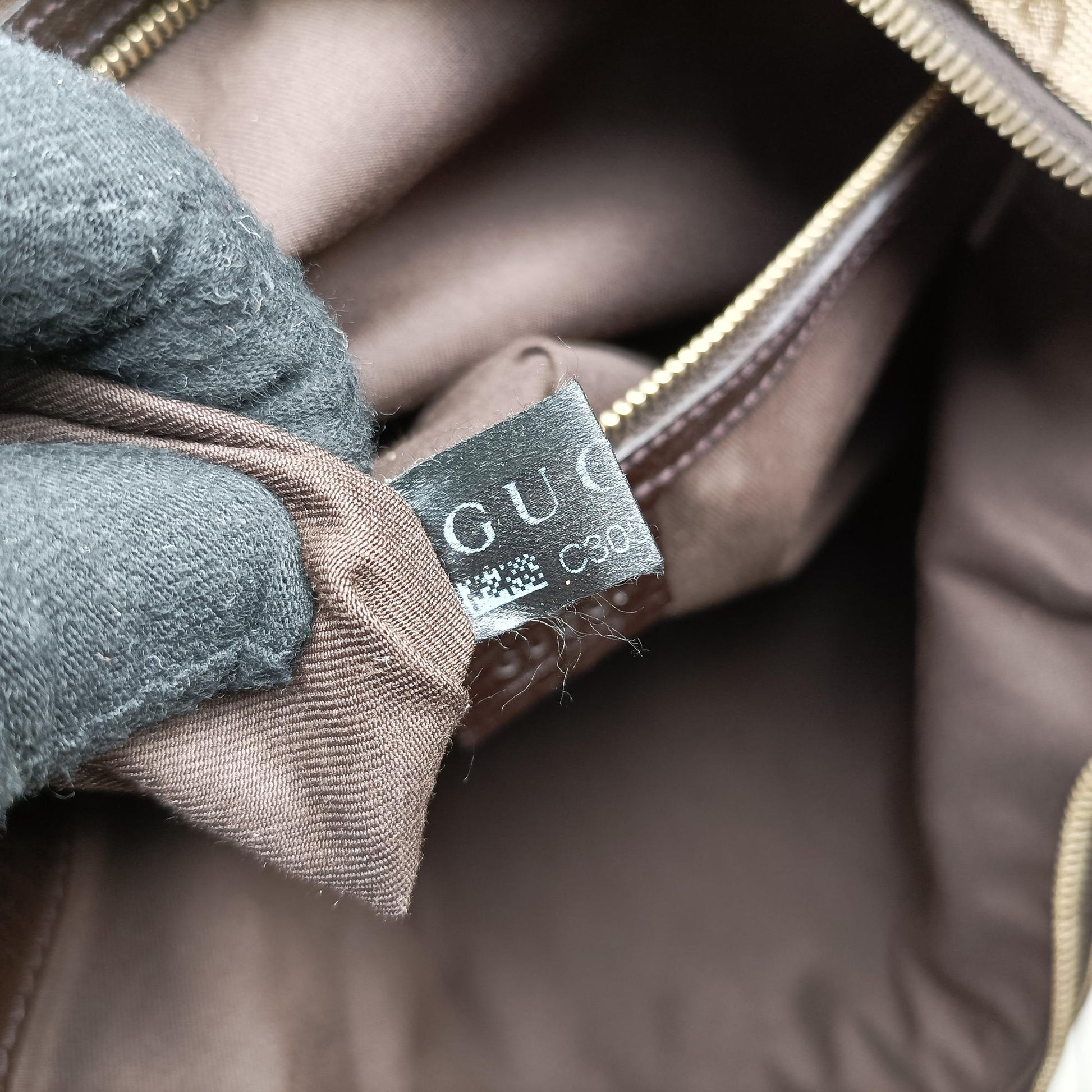 horsebit hobo Brown canvas 115867 C3055594ホースビット ブラウン キャンバス 115867 C3055594