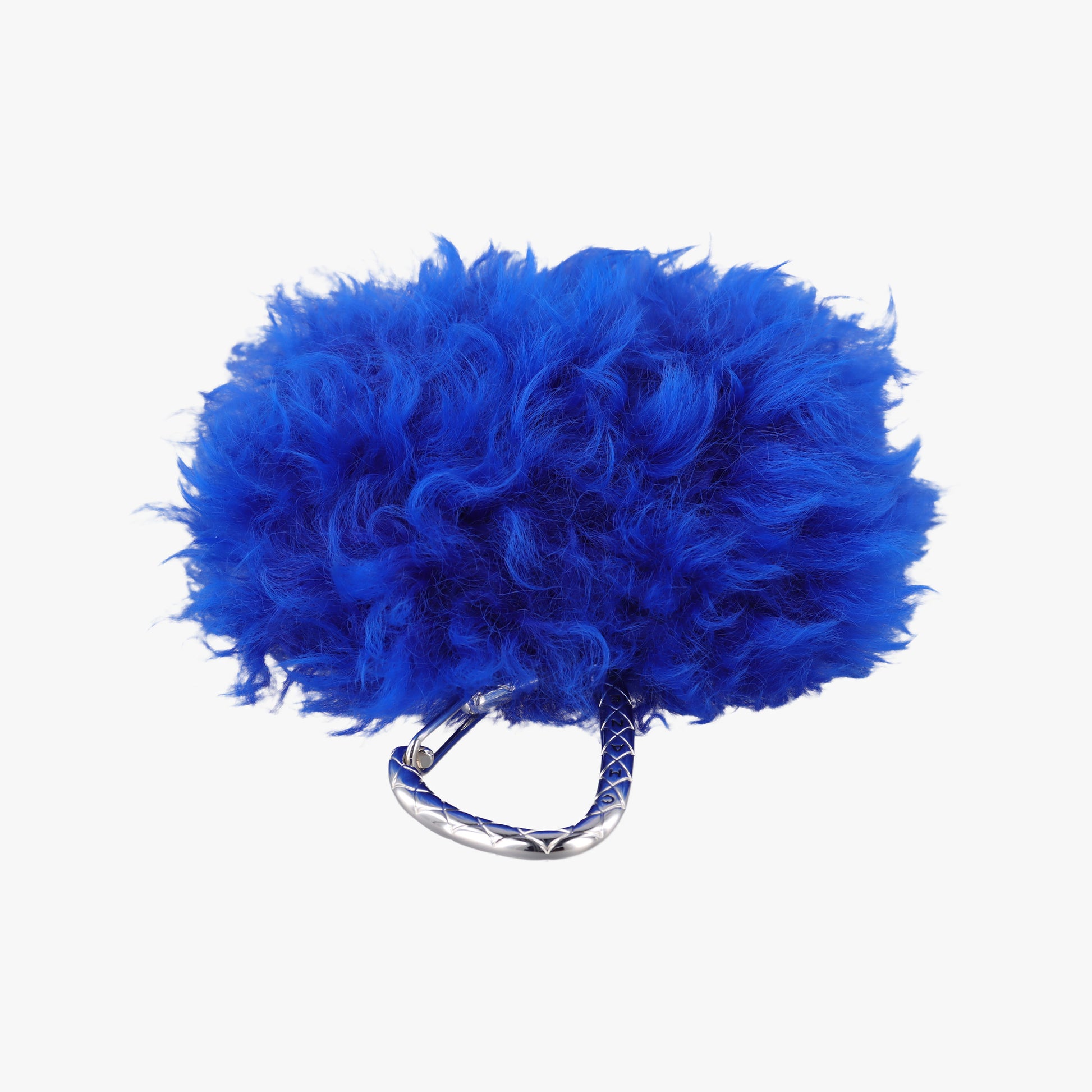 Shearling CC Hook Card Holder Blue wool AP2397 31690490シアリングCCフックカードホルダー ブルー ウール AP2397 31690490