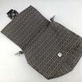 Baguette Zucchino Brown canvas×leather 8BR001 2348-8BR001 038マンマバケット ズッキーノ柄 ブラウン キャンバス×レザー 8BR001 2348-8BR001 038