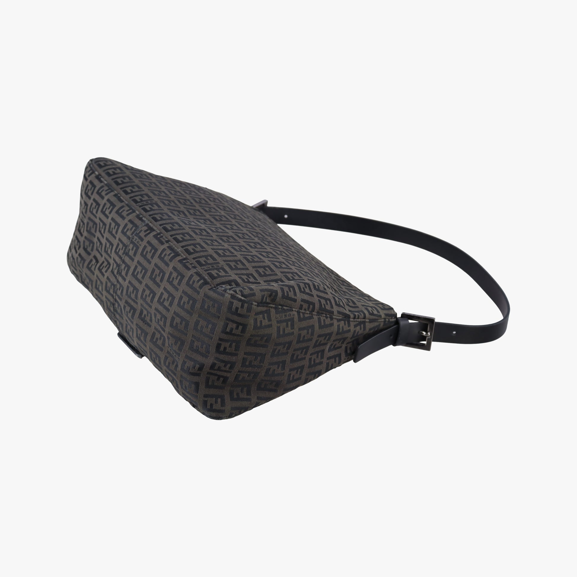 Baguette Zucchino Brown canvas×leather 8BR001 2348-8BR001 038マンマバケット ズッキーノ柄 ブラウン キャンバス×レザー 8BR001 2348-8BR001 038