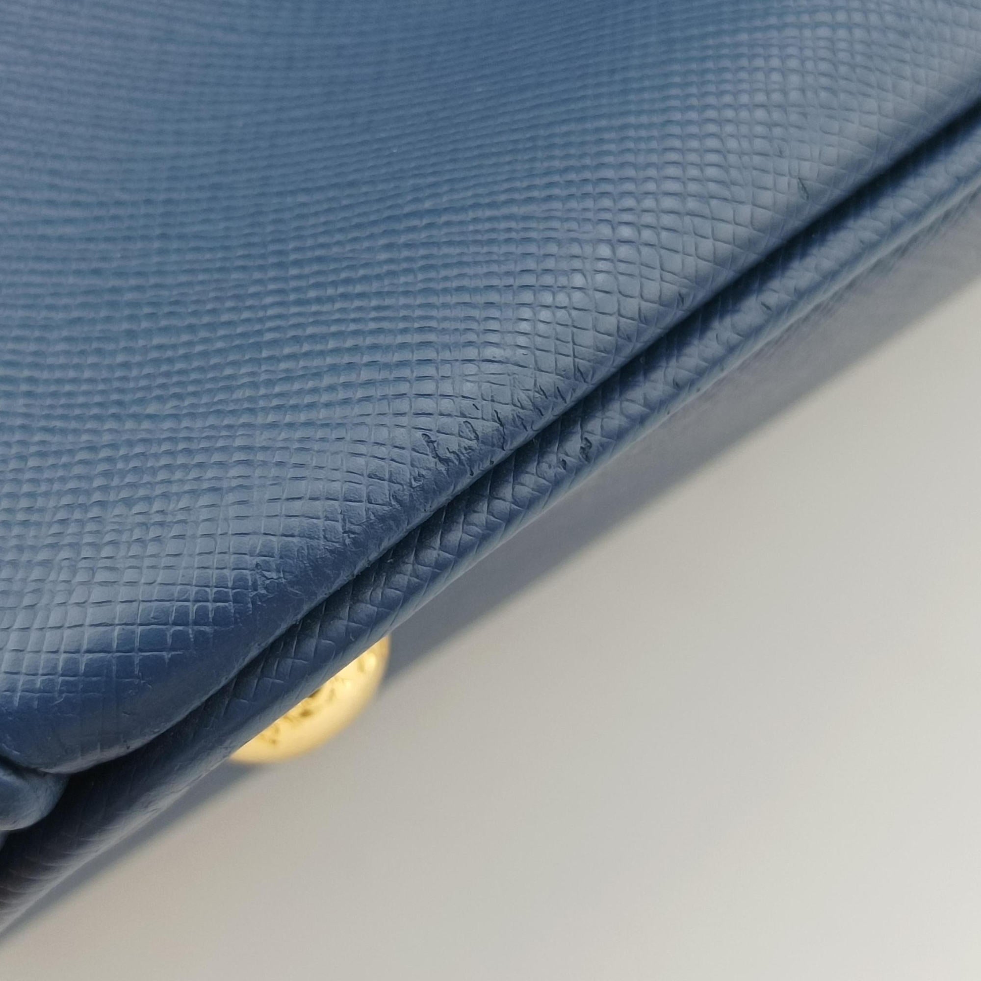 Galleria Blue SAFFIANO Leather BN2274 239/K 208ガレリア ブルー サフィアーノレザー BN2274 239/K 208