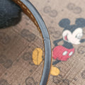 Mickey Mouse Disney collaboration Brown×Multicolour PVC coated canvas×leather 602536 ミッキーマウス ディズニーコラボ ブラウン×マルチカラー PVCコーティングキャンバス×レザー 602536 