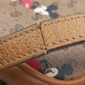 Mickey Mouse Disney collaboration Brown×Multicolour PVC coated canvas×leather 602536 ミッキーマウス ディズニーコラボ ブラウン×マルチカラー PVCコーティングキャンバス×レザー 602536 