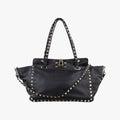 Rockstud Black Leather BS-E037BOL1ロックスタッズ ブラック レザー BS-E037BOL1