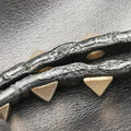 Rockstud Black Leather BS-E037BOL1ロックスタッズ ブラック レザー BS-E037BOL1