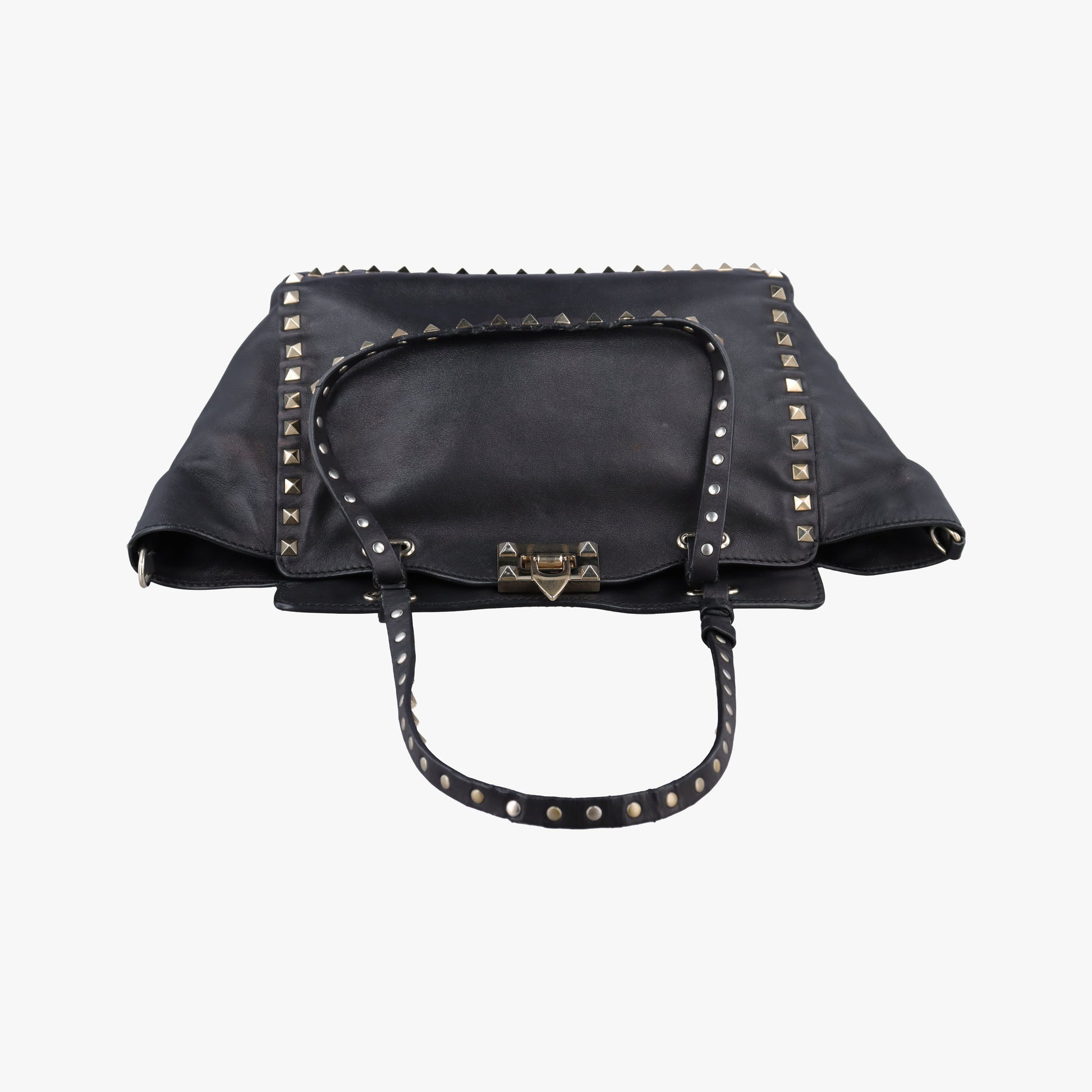 Rockstud Black Leather BS-E037BOL1ロックスタッズ ブラック レザー BS-E037BOL1