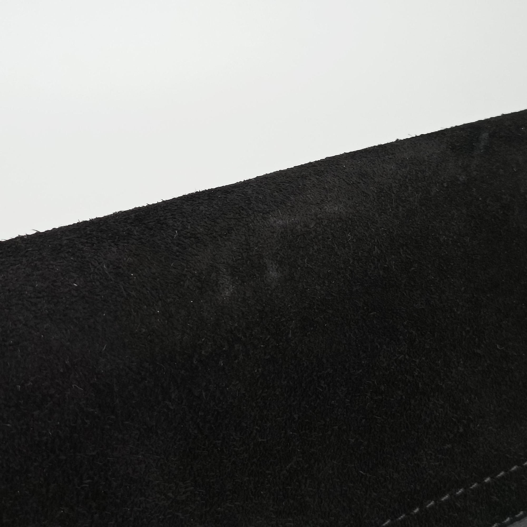 FAYE Black Suede × leather 01-16-50-65フェイ ブラック スエード×レザー 01-16-50-65
