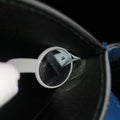 Half Flap Double Turn Lock Blue SAFFIANO Leather BN2821 117 Fハーフフラップダブルターンロック ブルー サフィアーノレザー BN2821 117 F