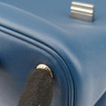 Half Flap Double Turn Lock Blue SAFFIANO Leather BN2821 117 Fハーフフラップダブルターンロック ブルー サフィアーノレザー BN2821 117 F