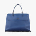 Half Flap Double Turn Lock Blue SAFFIANO Leather BN2821 117 Fハーフフラップダブルターンロック ブルー サフィアーノレザー BN2821 117 F