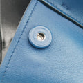 Half Flap Double Turn Lock Blue SAFFIANO Leather BN2821 117 Fハーフフラップダブルターンロック ブルー サフィアーノレザー BN2821 117 F