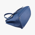 Half Flap Double Turn Lock Blue SAFFIANO Leather BN2821 117 Fハーフフラップダブルターンロック ブルー サフィアーノレザー BN2821 117 F