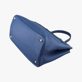 Half Flap Double Turn Lock Blue SAFFIANO Leather BN2821 117 Fハーフフラップダブルターンロック ブルー サフィアーノレザー BN2821 117 F