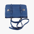 Half Flap Double Turn Lock Blue SAFFIANO Leather BN2821 117 Fハーフフラップダブルターンロック ブルー サフィアーノレザー BN2821 117 F