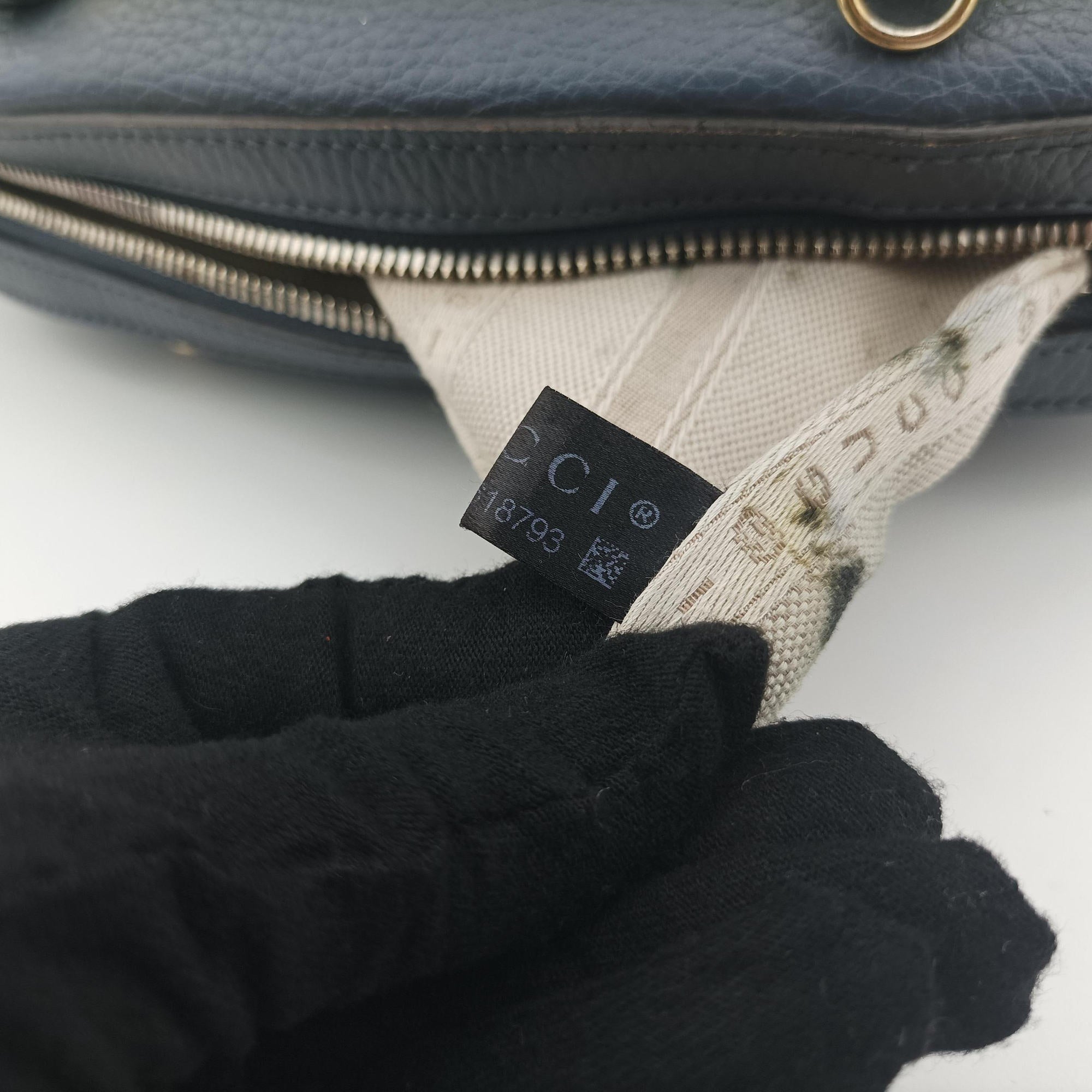 lady dollar Blue Leather 388560 H018618793レディーダラー ブルー レザー 388560 H018618793