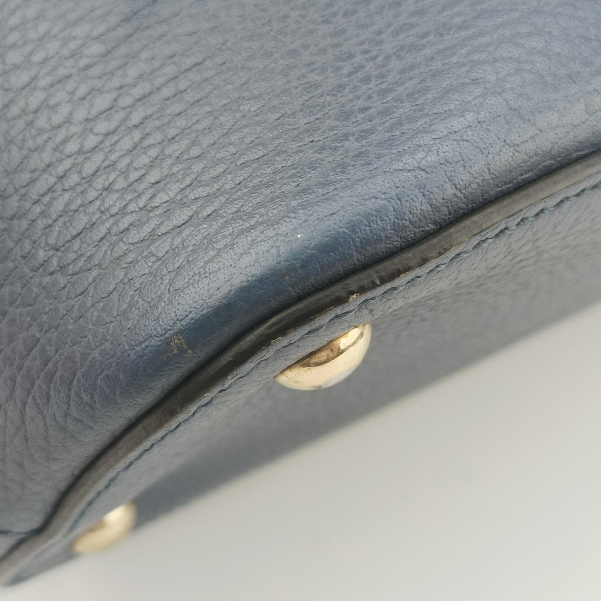 lady dollar Blue Leather 388560 H018618793レディーダラー ブルー レザー 388560 H018618793