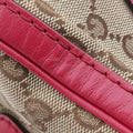 Sherry Line khaki×red canvas×leather 269876 G012362812シェリーライン カーキ×レッド キャンバス×レザー 269876 G012362812
