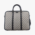 GG Supreme Briefcase Business Beige×Navy PVC coated canvas×Leather 223667 E012328322GGスプリーム ブリーフケース ビジネス ベージュ×ネイビー PVCコーティングキャンバス×レザー 223667 E012328322