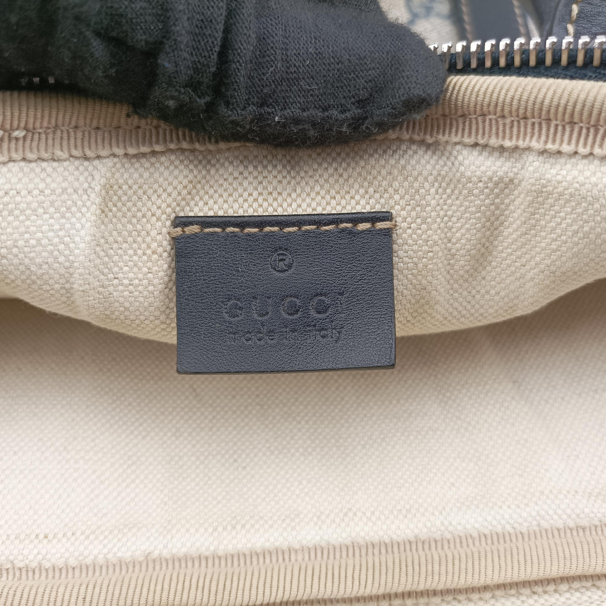 GG Supreme Briefcase Business Beige×Navy PVC coated canvas×Leather 223667 E012328322GGスプリーム ブリーフケース ビジネス ベージュ×ネイビー PVCコーティングキャンバス×レザー 223667 E012328322