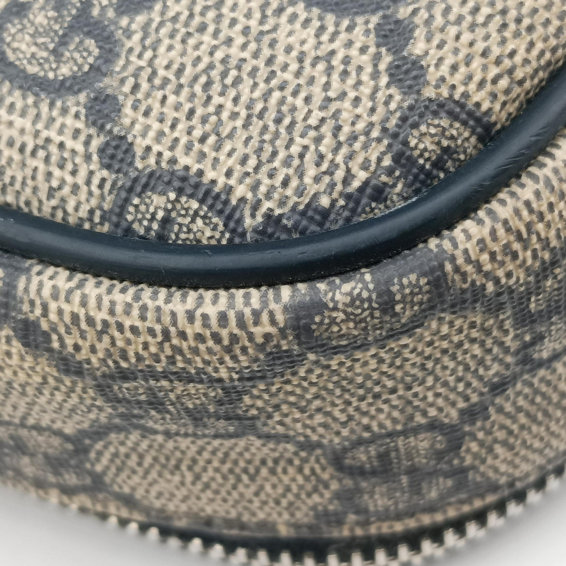 GG Supreme Briefcase Business Beige×Navy PVC coated canvas×Leather 223667 E012328322GGスプリーム ブリーフケース ビジネス ベージュ×ネイビー PVCコーティングキャンバス×レザー 223667 E012328322