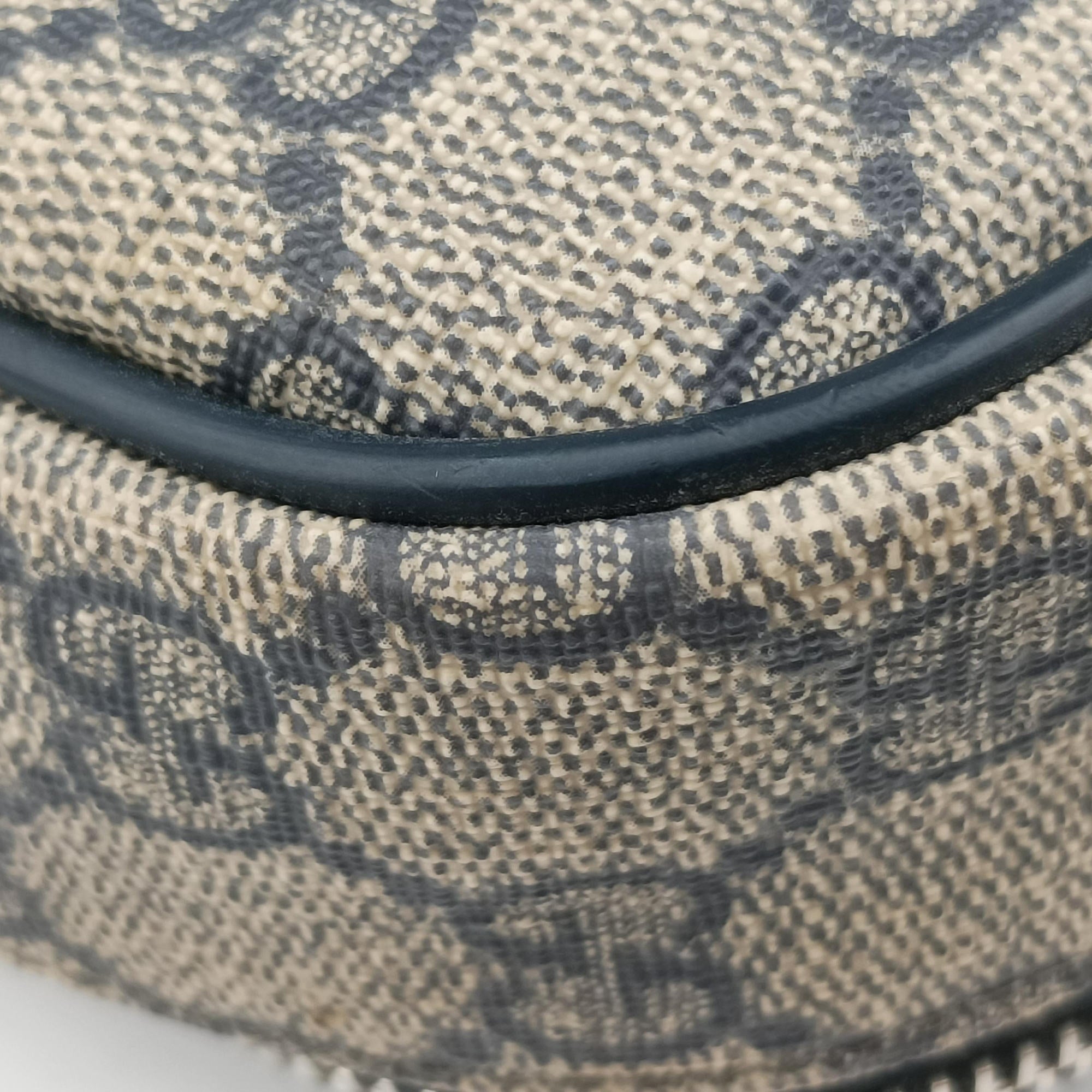 GG Supreme Briefcase Business Beige×Navy PVC coated canvas×Leather 223667 E012328322GGスプリーム ブリーフケース ビジネス ベージュ×ネイビー PVCコーティングキャンバス×レザー 223667 E012328322