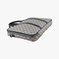 GG Supreme Briefcase Business Beige×Navy PVC coated canvas×Leather 223667 E012328322GGスプリーム ブリーフケース ビジネス ベージュ×ネイビー PVCコーティングキャンバス×レザー 223667 E012328322