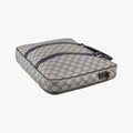GG Supreme Briefcase Business Beige×Navy PVC coated canvas×Leather 223667 E012328322GGスプリーム ブリーフケース ビジネス ベージュ×ネイビー PVCコーティングキャンバス×レザー 223667 E012328322