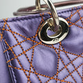 Lady Dior Purple×Orange×Brown Lambskin 15-BO-1111レディディオール パープル×オレンジ×ブラウン ラムスキン 15-BO-1111