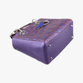 Lady Dior Purple×Orange×Brown Lambskin 15-BO-1111レディディオール パープル×オレンジ×ブラウン ラムスキン 15-BO-1111