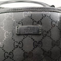GG Imprime tote Black PVC coated canvas 223668 A8998506GGインプリメトートバッグ ブラック PVCコーティングキャンバス 223668 A8998506