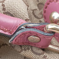 Sukey Beige × Pink canvas×leather 247902 E013708938スーキー ベージュ x ピンク キャンバス×レザー 247902 E013708938