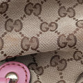 Sukey Beige × Pink canvas×leather 247902 E013708938スーキー ベージュ x ピンク キャンバス×レザー 247902 E013708938