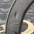 Lady Dior Black lambskin 18-MA-0157レディディオール ブラック ラムスキン 18-MA-0157