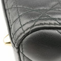 Lady Dior Black lambskin 18-MA-0157レディディオール ブラック ラムスキン 18-MA-0157
