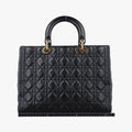 Lady Dior Black lambskin 18-MA-0157レディディオール ブラック ラムスキン 18-MA-0157