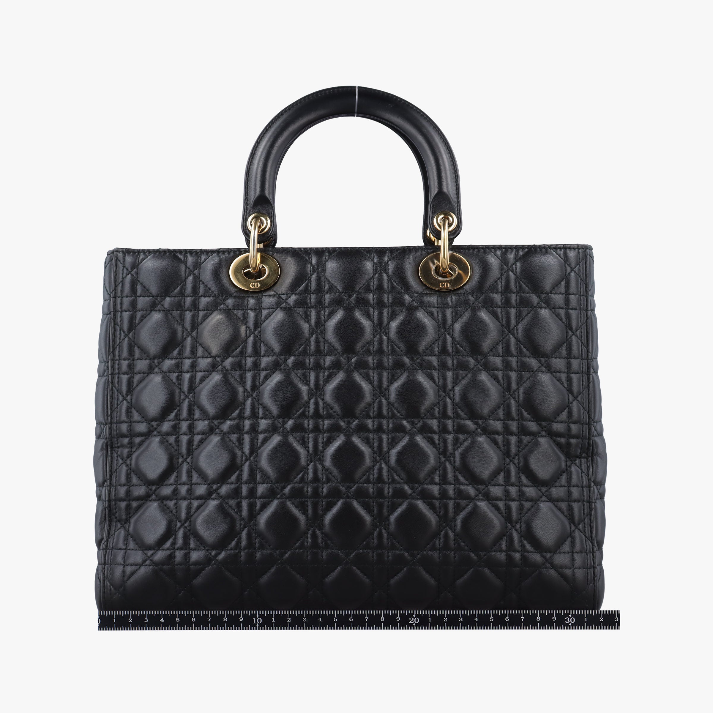 Lady Dior Black lambskin 18-MA-0157レディディオール ブラック ラムスキン 18-MA-0157