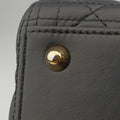 Lady Dior Black lambskin 18-MA-0157レディディオール ブラック ラムスキン 18-MA-0157
